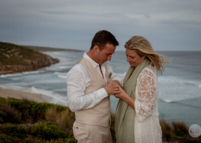 Wedding Photography Comfort Tips, Kangaroo Island Elopement