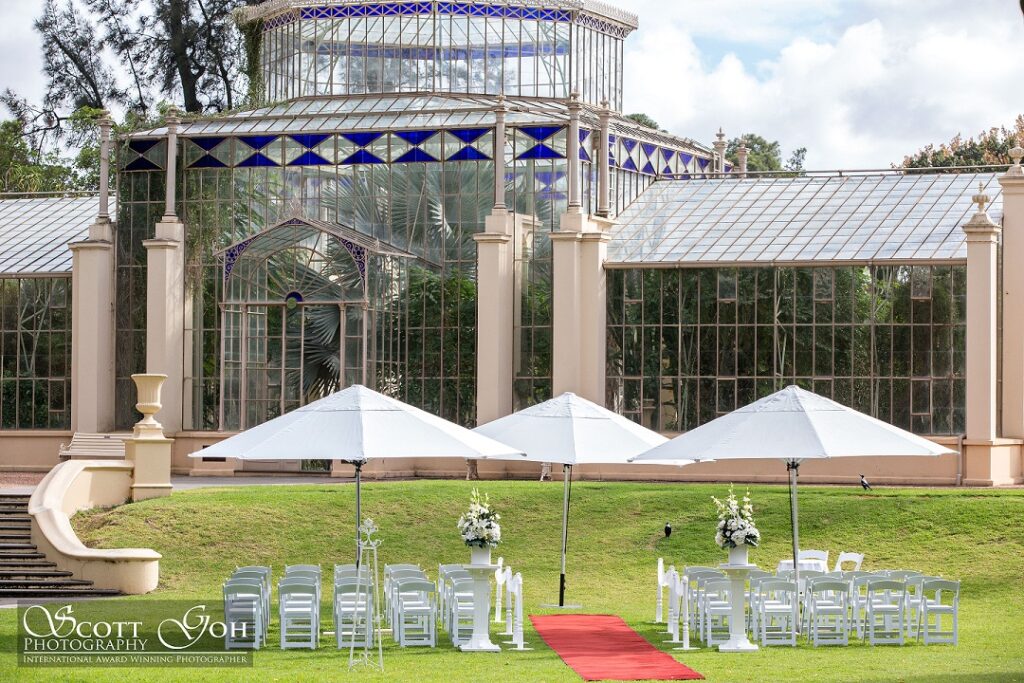 Adelaide Botanic Gardens Ceremony Site: Palm House Lawns