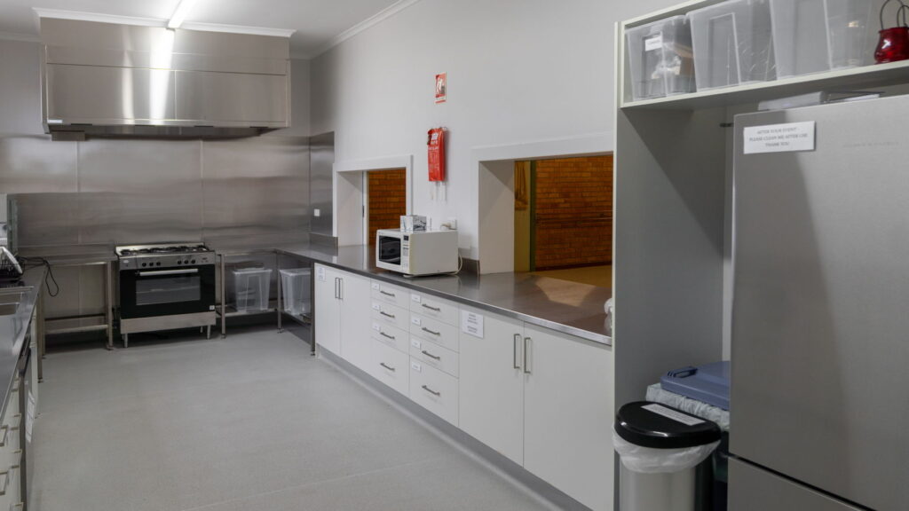 Commercial kitchen at McLaren Vale Institute Hall