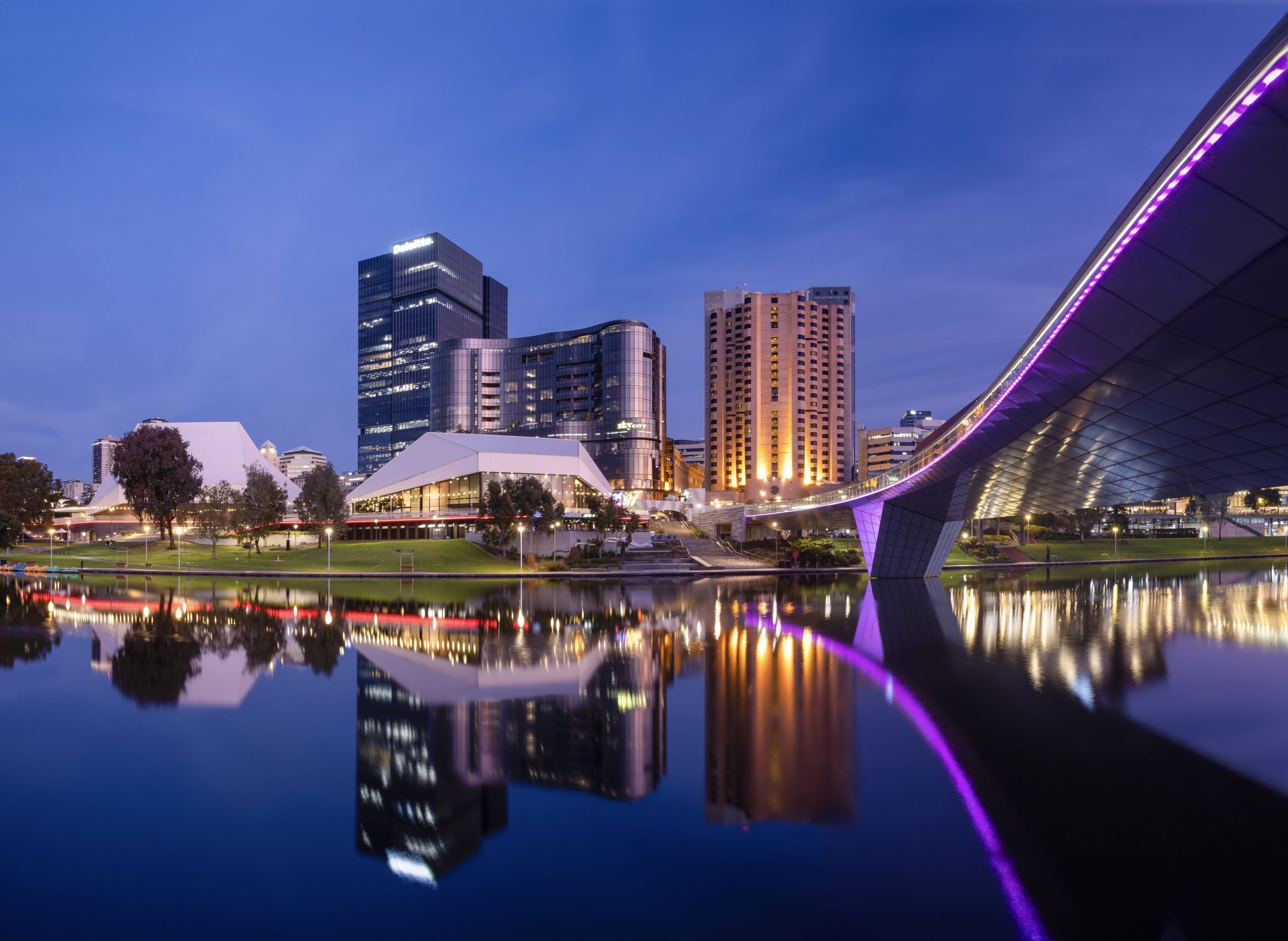 Adelaide at night</p>
<p>photo credit: Michael Waterhouse