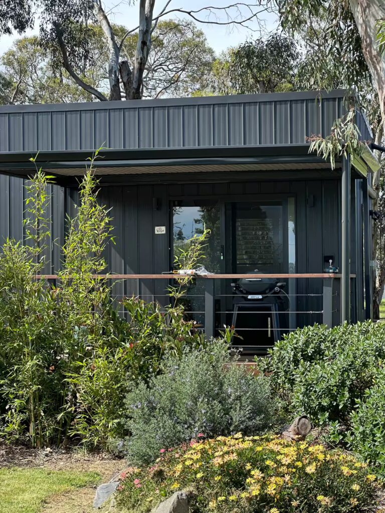 Tiny house accommodation at The Coachman’s Rest Myponga Fleurieu Coast