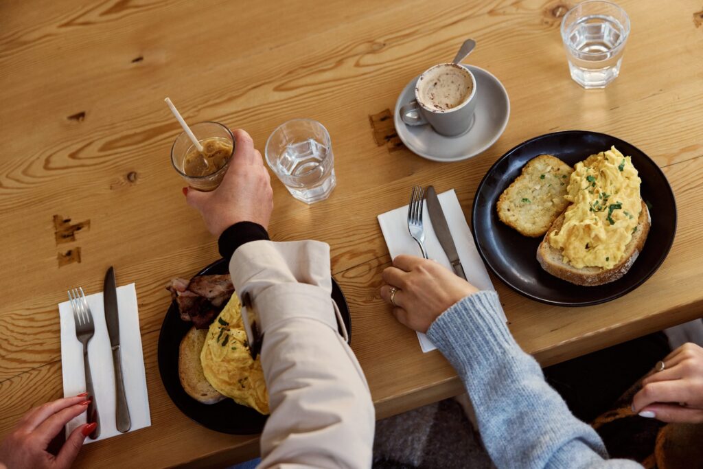 Breakfast and coffee at Drift Cafe in Robe.