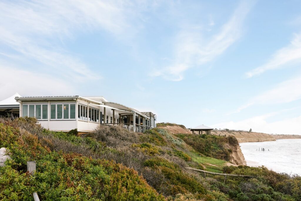 Star of Greece restaurant above the beach at Port Willunga.