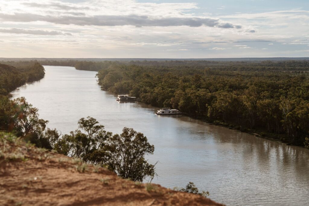 Murray River view from Headings Cliff near Murtho.